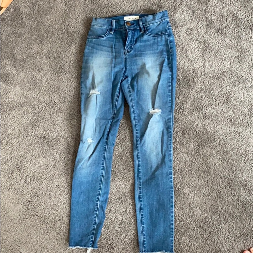 Pacsun high rise ankle jeans